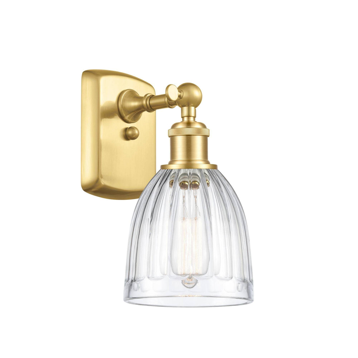 Satin Gold 1 Light Sconce X696