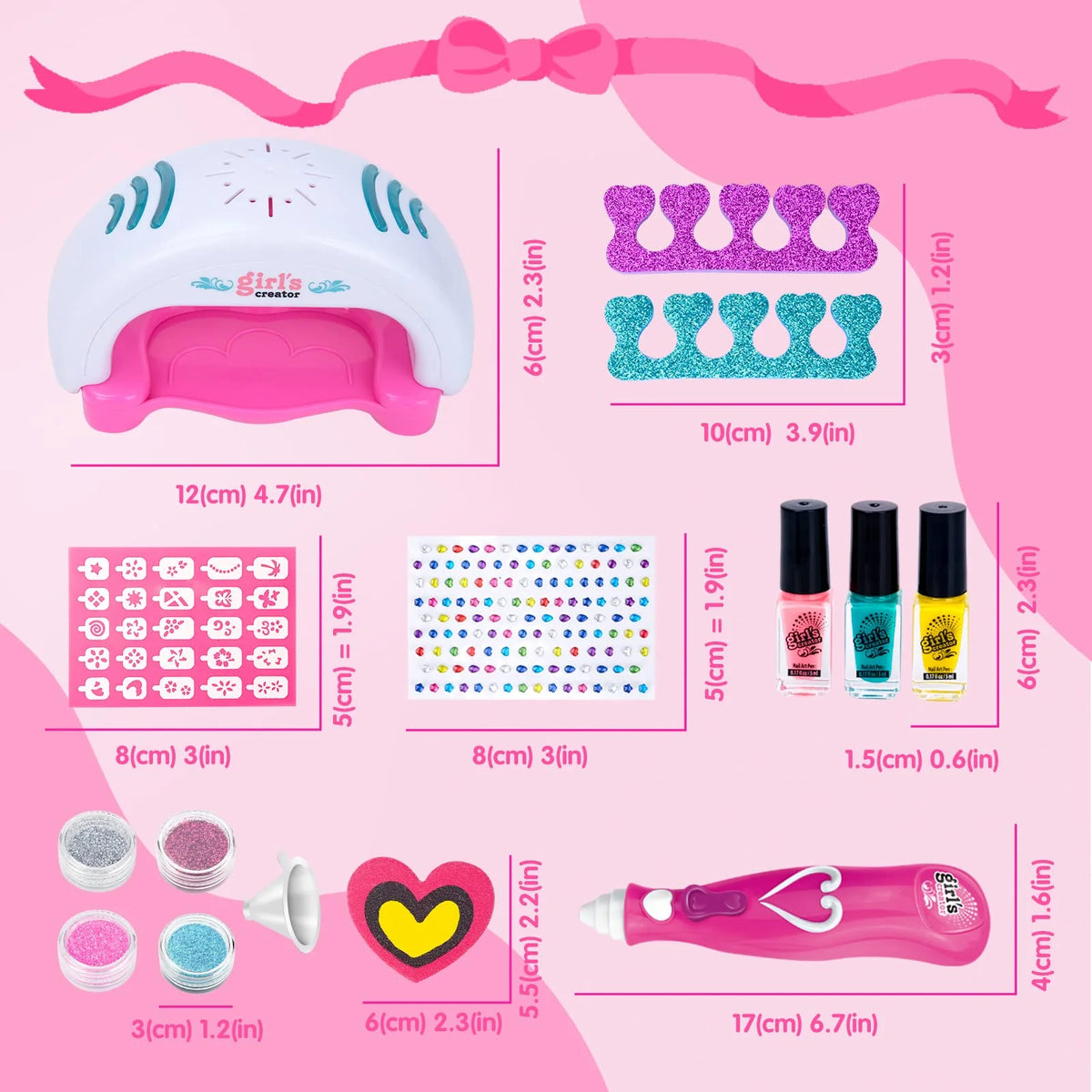 Kids Nail Polish Kit for Girls L5359