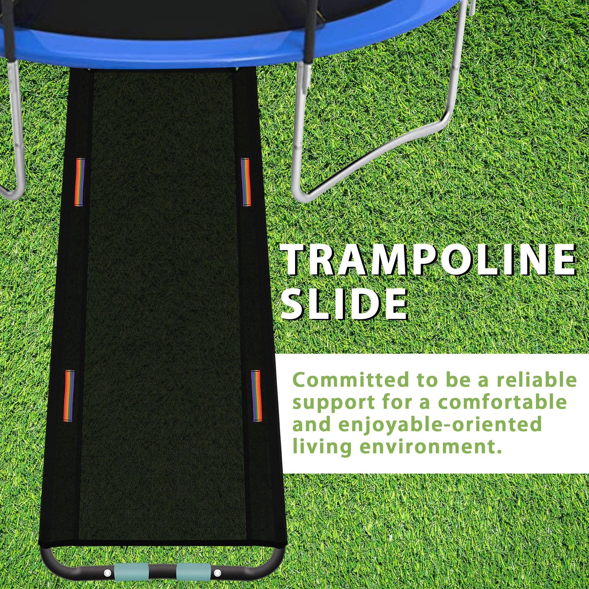 Trampoline Slide with Handles and Ladder Kit for Children X83893