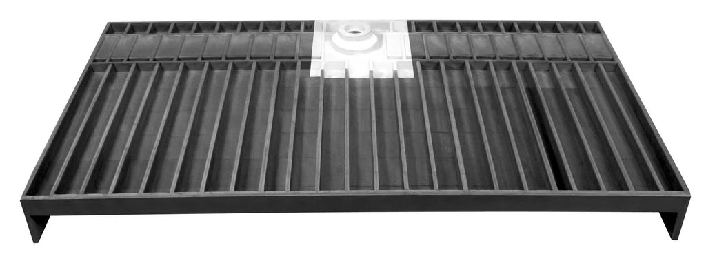 Bronze Shower Base with Grate K994