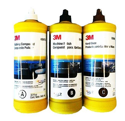 3M Buffing and Polishing Compound Hand Glaze Package J324480
