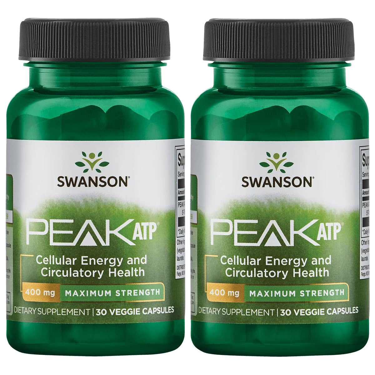 Maximum Strength 400 mg 30 Veg Caps 2 Pack B7944