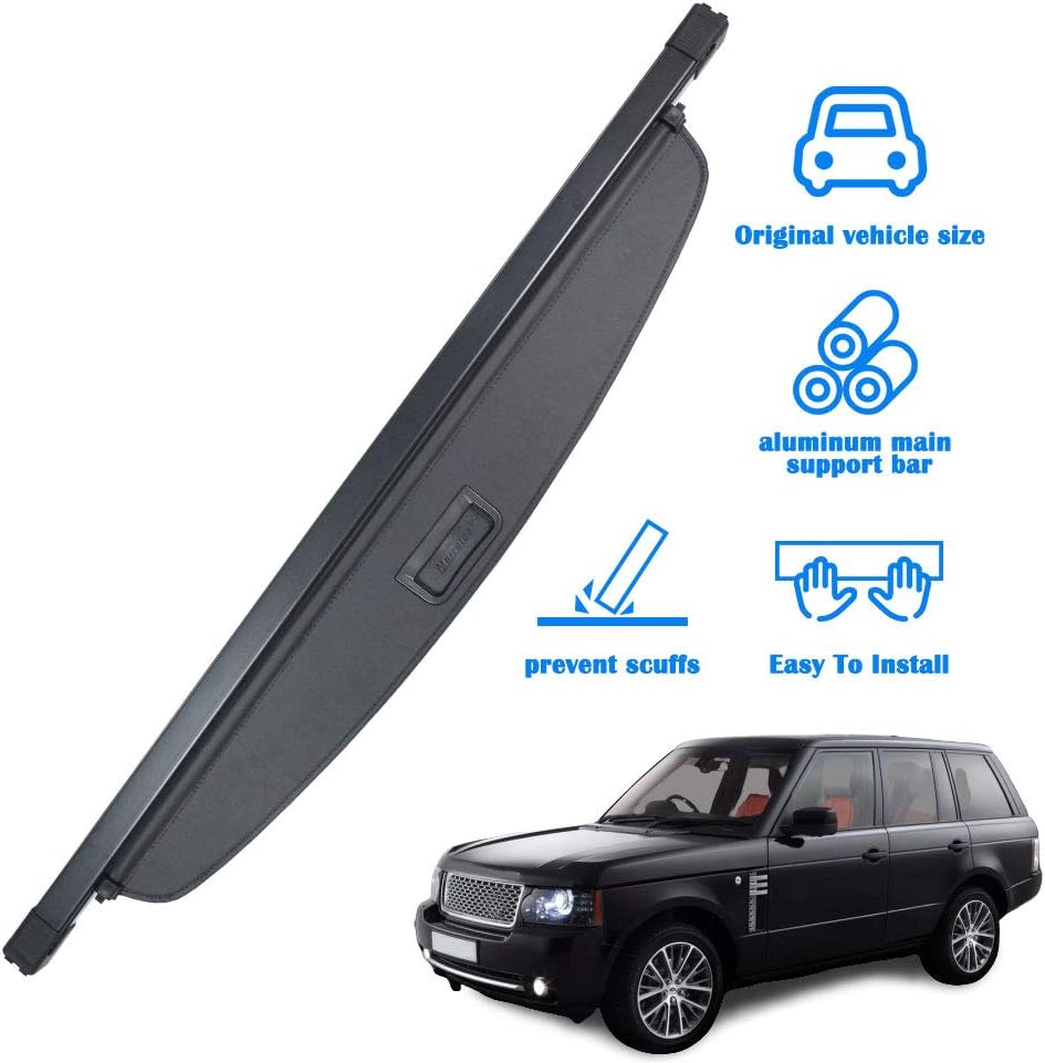 Black Retractable Cargo Cover D529826