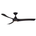 Matte Black LED Ceiling Fan with Remote Control P7150