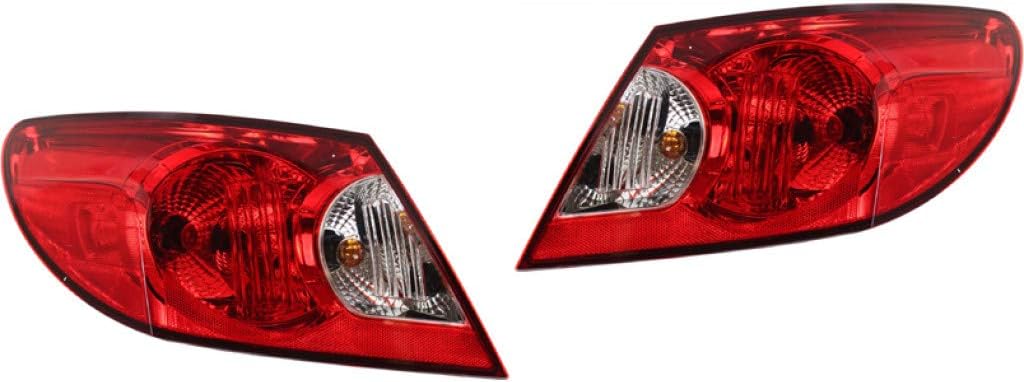 Tail Light 2007 2008 Pair Driver and Passenger Side V355