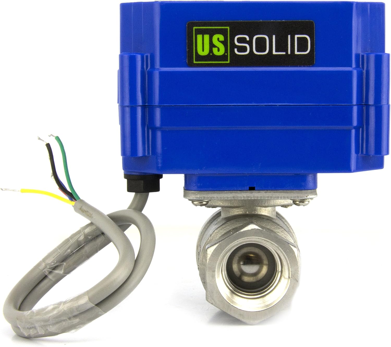 1" Stainless Steel Full Port Motorized Ball Valve, 9-24V DC, Pack of 2 G1954