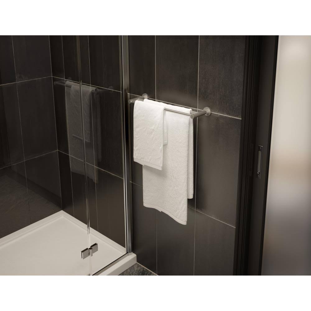 Satin Nickel Double Towel Bar F2799