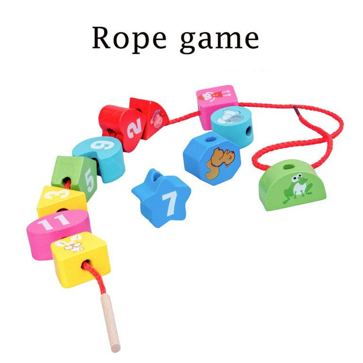 Wooden Shape Color Sorting Clock Toy Number Blocks Puzzle Stacking Sorter Jigsaw Early Learning Educational Toy K501270