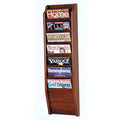 Mahogany Wooden Magazine Rack M222256