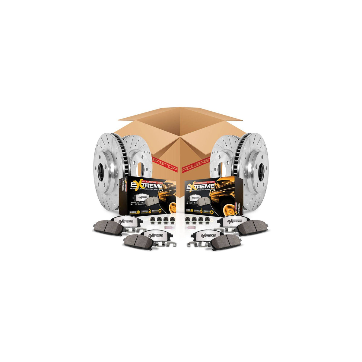 Front & Rear Z36 Truck and Tow Brake Kit Q219