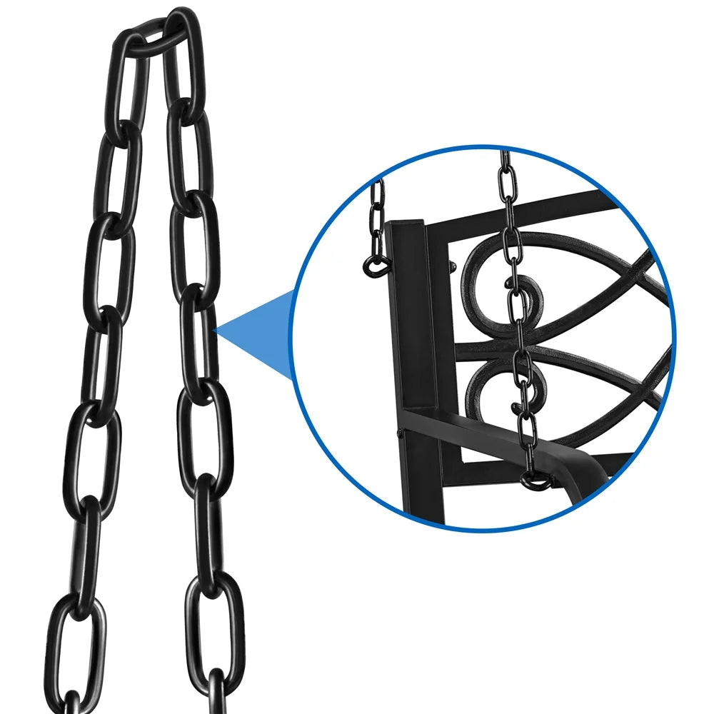Black Iron Porch Swing V94333