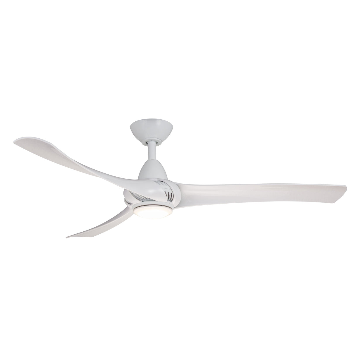 Matte Black LED Ceiling Fan with Remote Control P7150