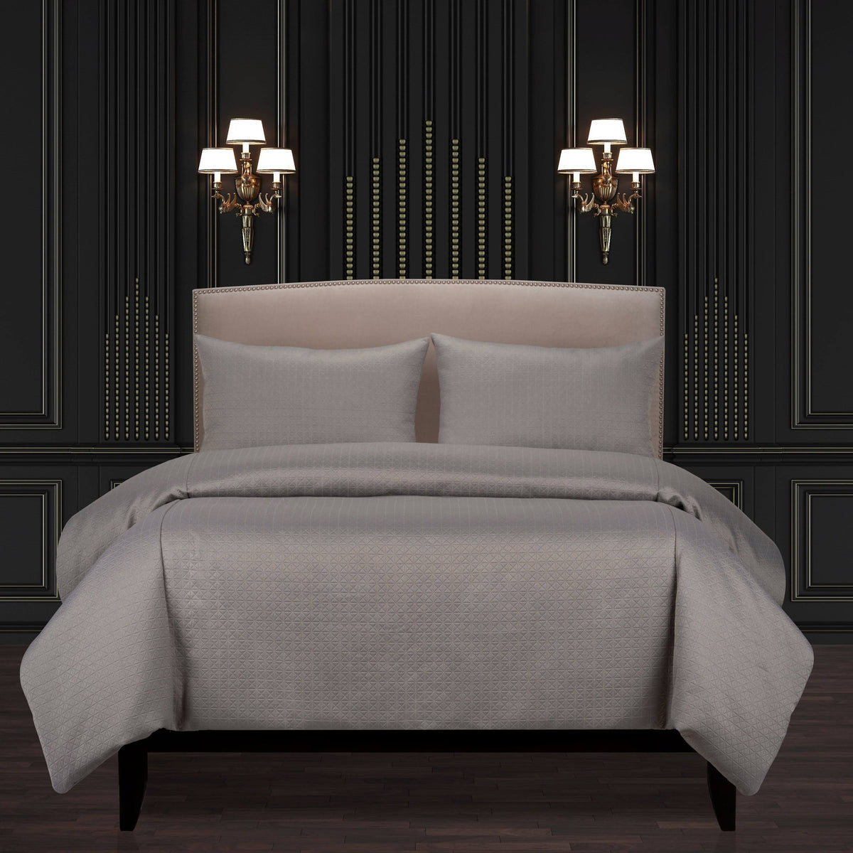 White Twin Luxury Bedding Set F13639