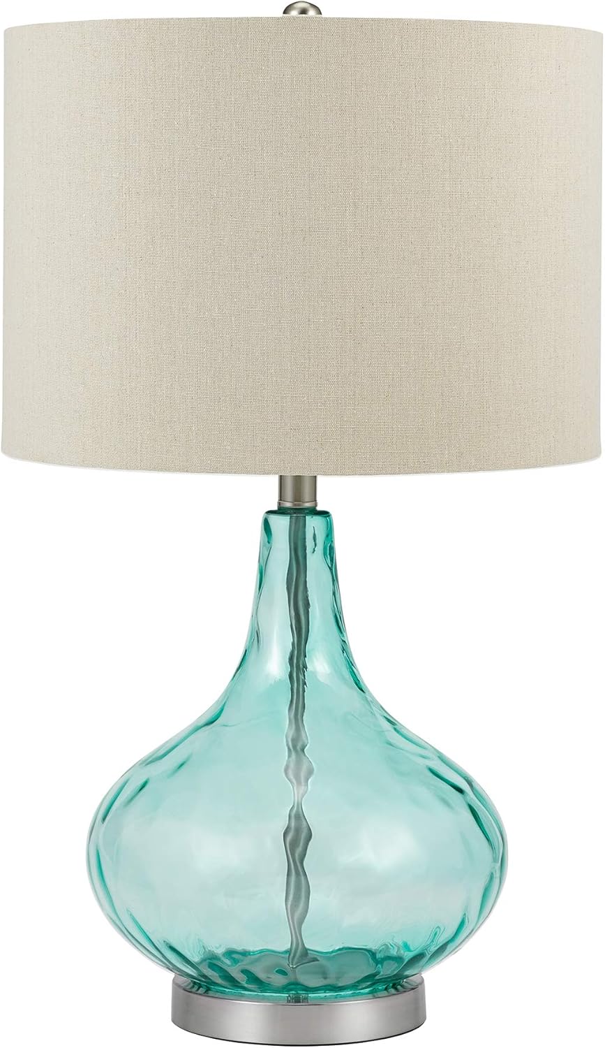 Thumbprint Glass Gourd Table Lamp A842