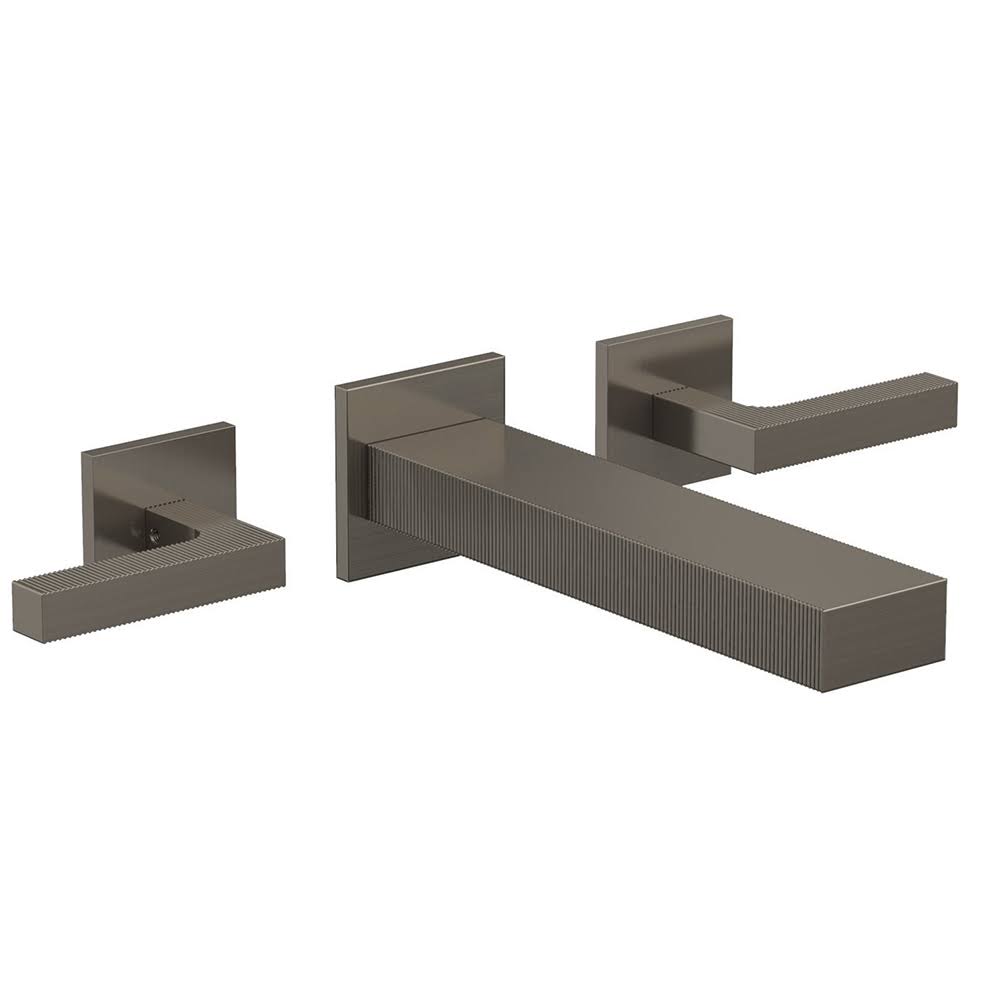 Polished Nickel Two Lever Handle Roman Tub Faucet T593