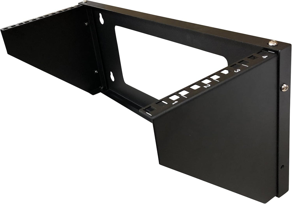 19 Inch Steel Vertical Rack Wall Mountable Server Rack Mount (Black-6U) W2121