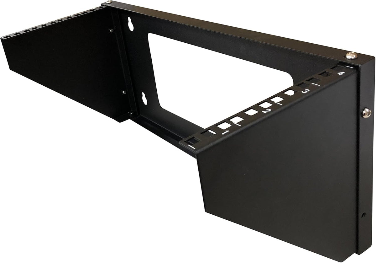 19 Inch Steel Vertical Rack Wall Mountable Server Rack Mount (Black-6U) W2121