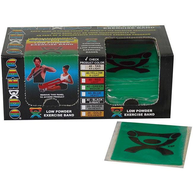 Green Medium Exercise Band - Box of 40 A8468