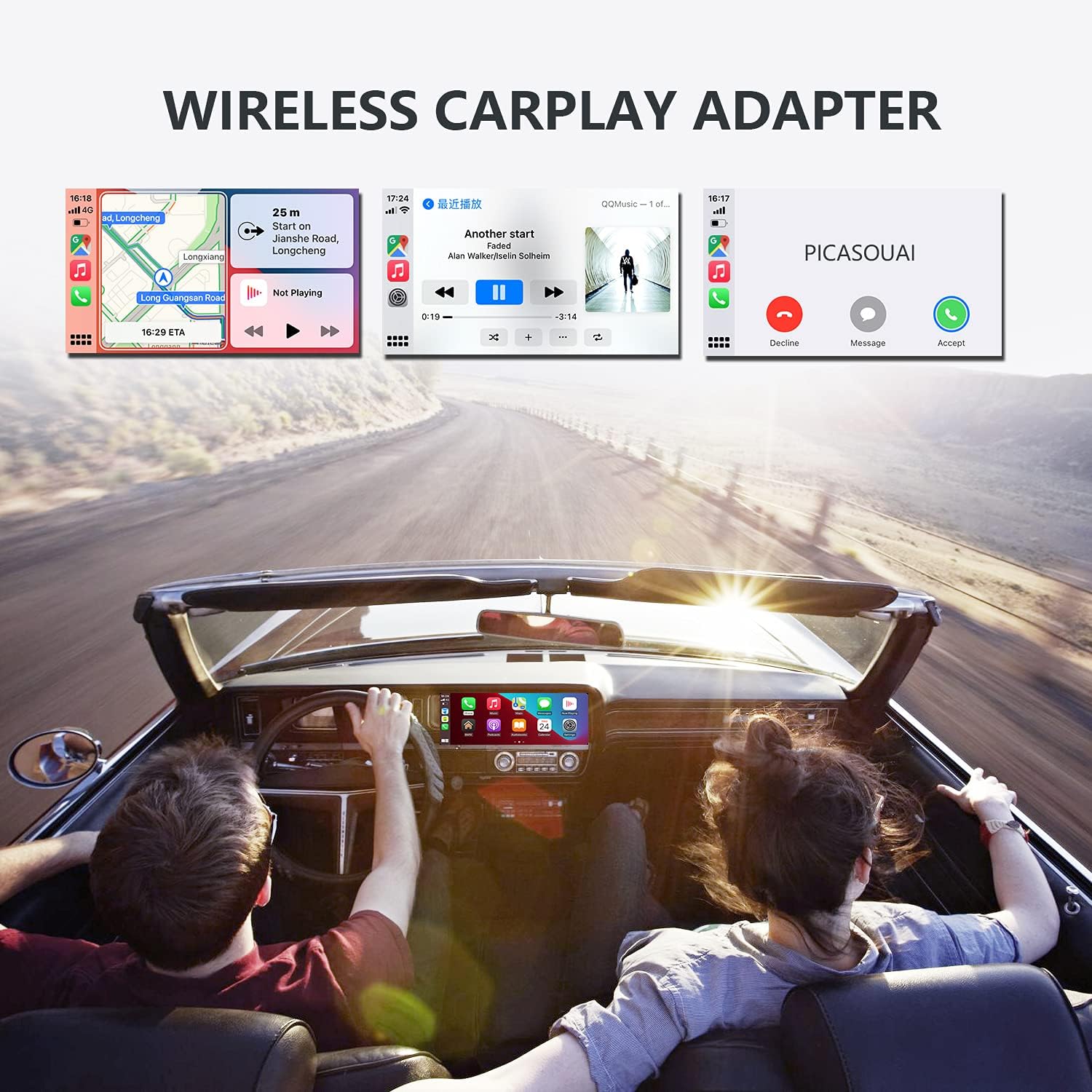 Wireless CarPlay Adapter Dongle M378