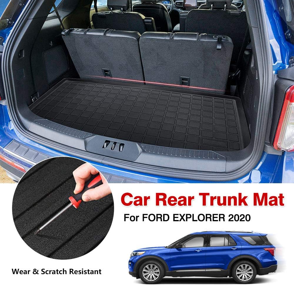 Black Pack of 2 Cargo Liner for Ford Explorer V156186