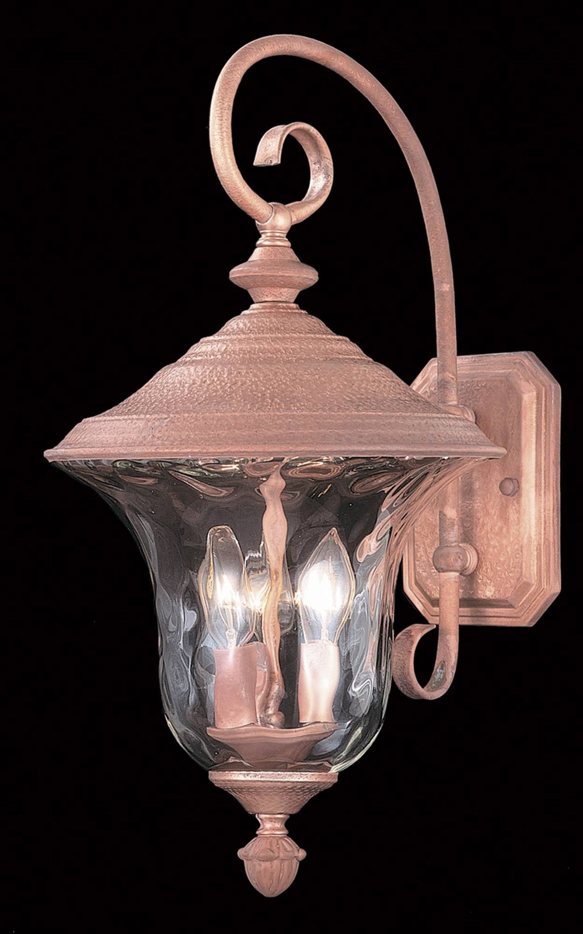 3-Light Siena Bronze Exterior Wall Mount T336