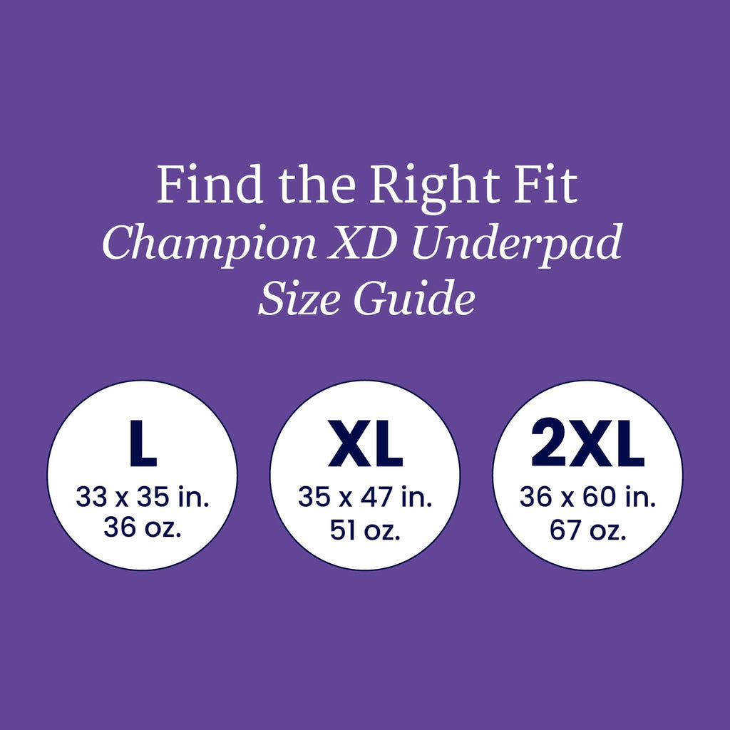 Large Washable Underpad, 33x35 in., Pack/4 F274