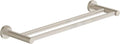 Satin Nickel Double Towel Bar F2799