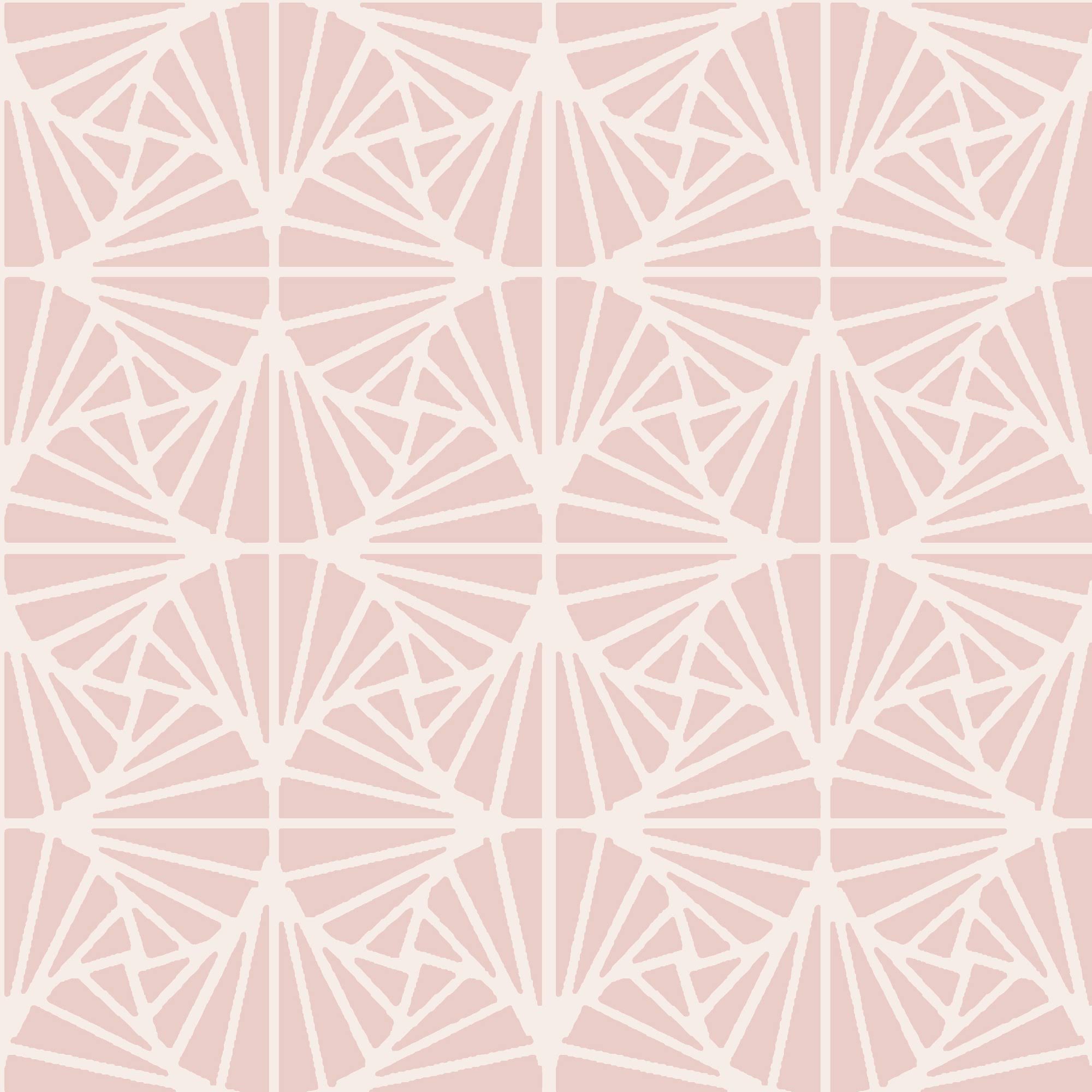 Round Cone Leg Ottoman Pink L1809