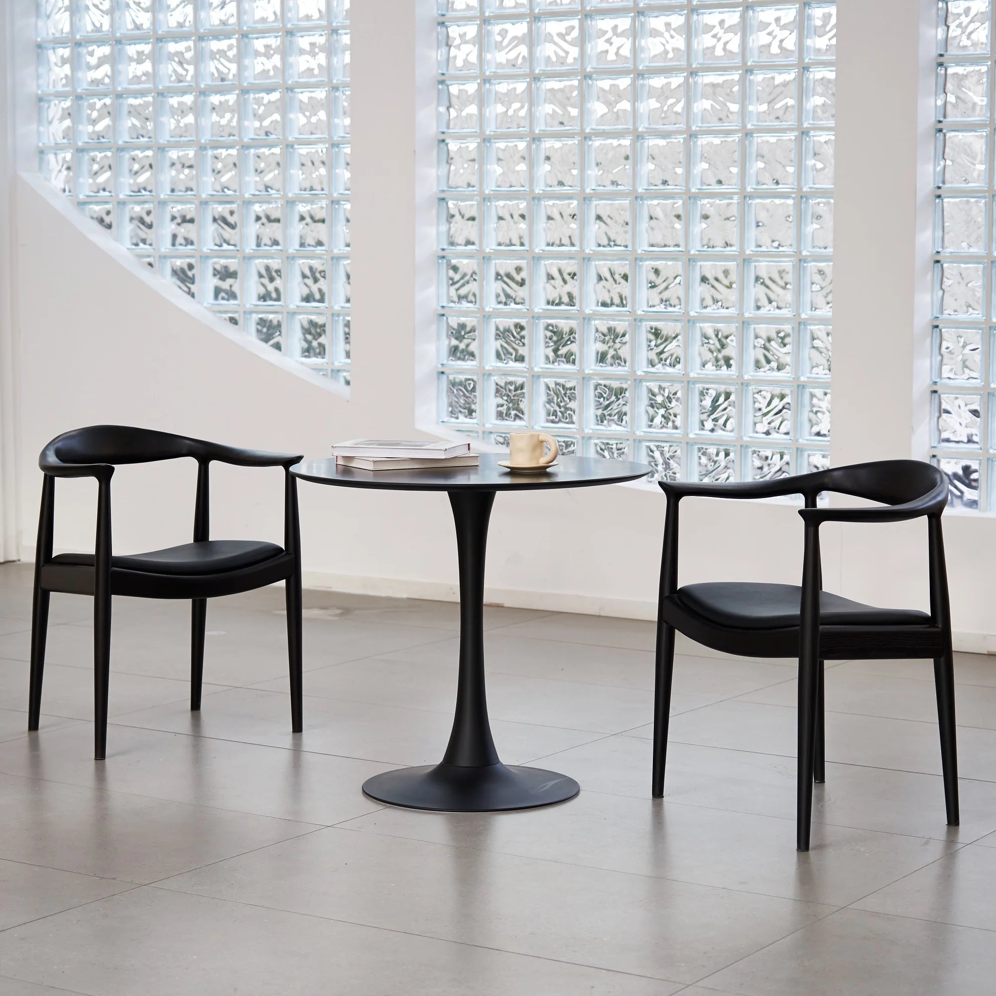 Upholstered Dining Chairs with PU Leather Cushion Seat R3999