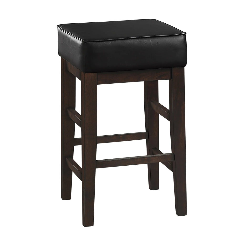Black Counter Height Barstool Set of 2 P462420