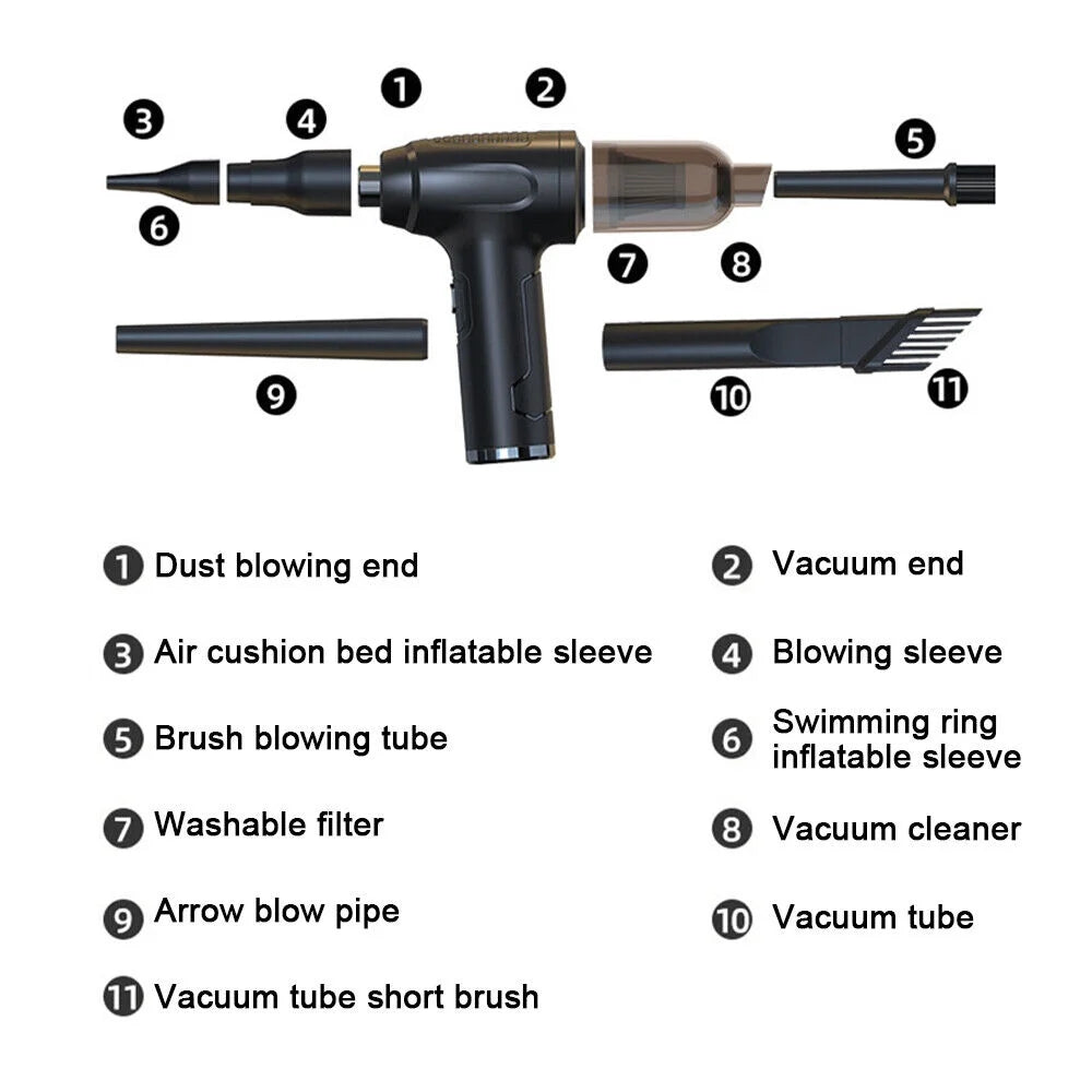 Cordless Handheld Vacuum Cleaner 3 in 1 U191232