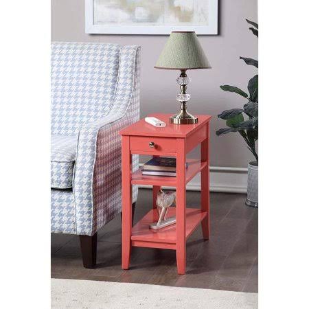 Three Tier End Table with Drawer U215045