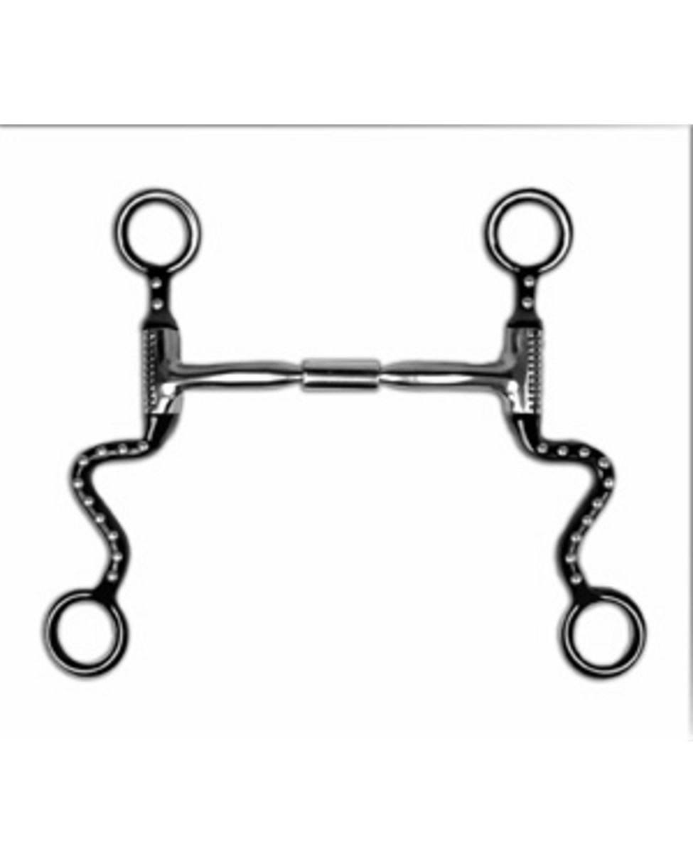 Black Steel 7 Shank Comfort Snaffle D4432