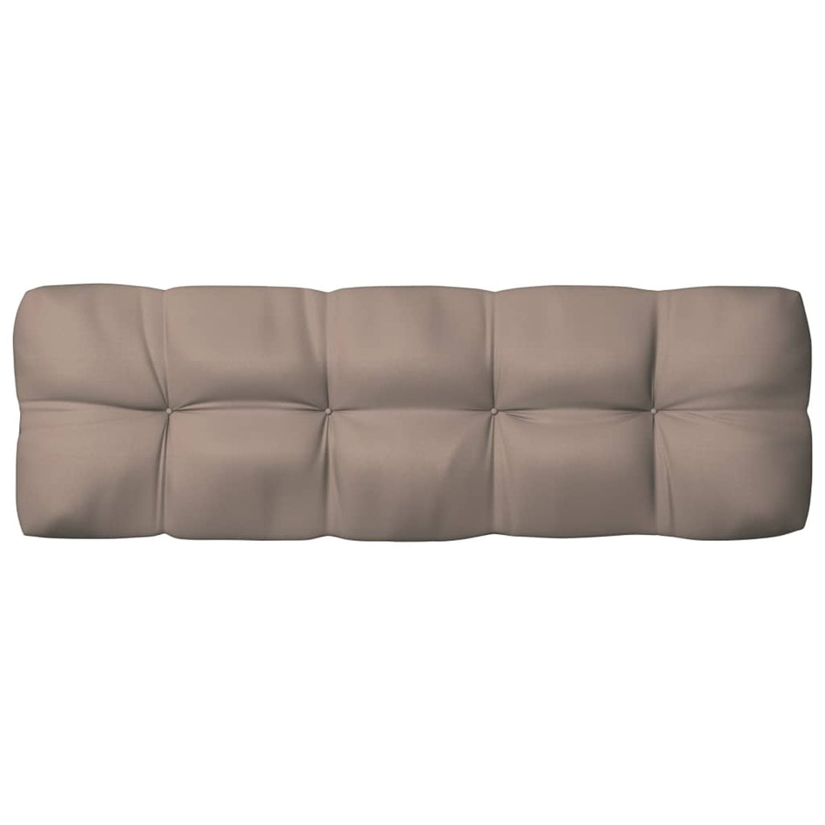 Set of 5 Taupe Fabric Pallet Sofa Cushions C564215
