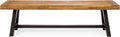 Rustic Metal Bench V5557