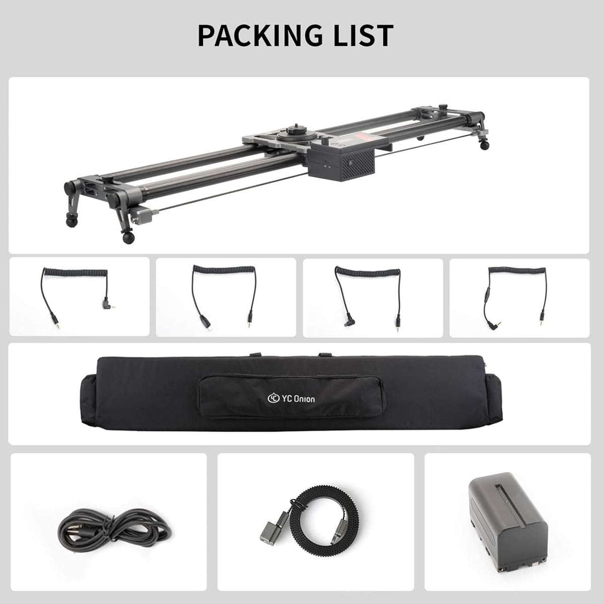 Motorized Camera Slider 80cm Carbon Fiber with APP Control P367