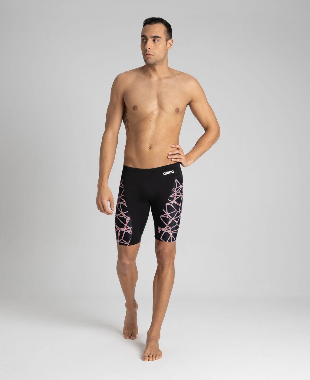 Navy/Neon Blue Jammer Swimsuit Q4417