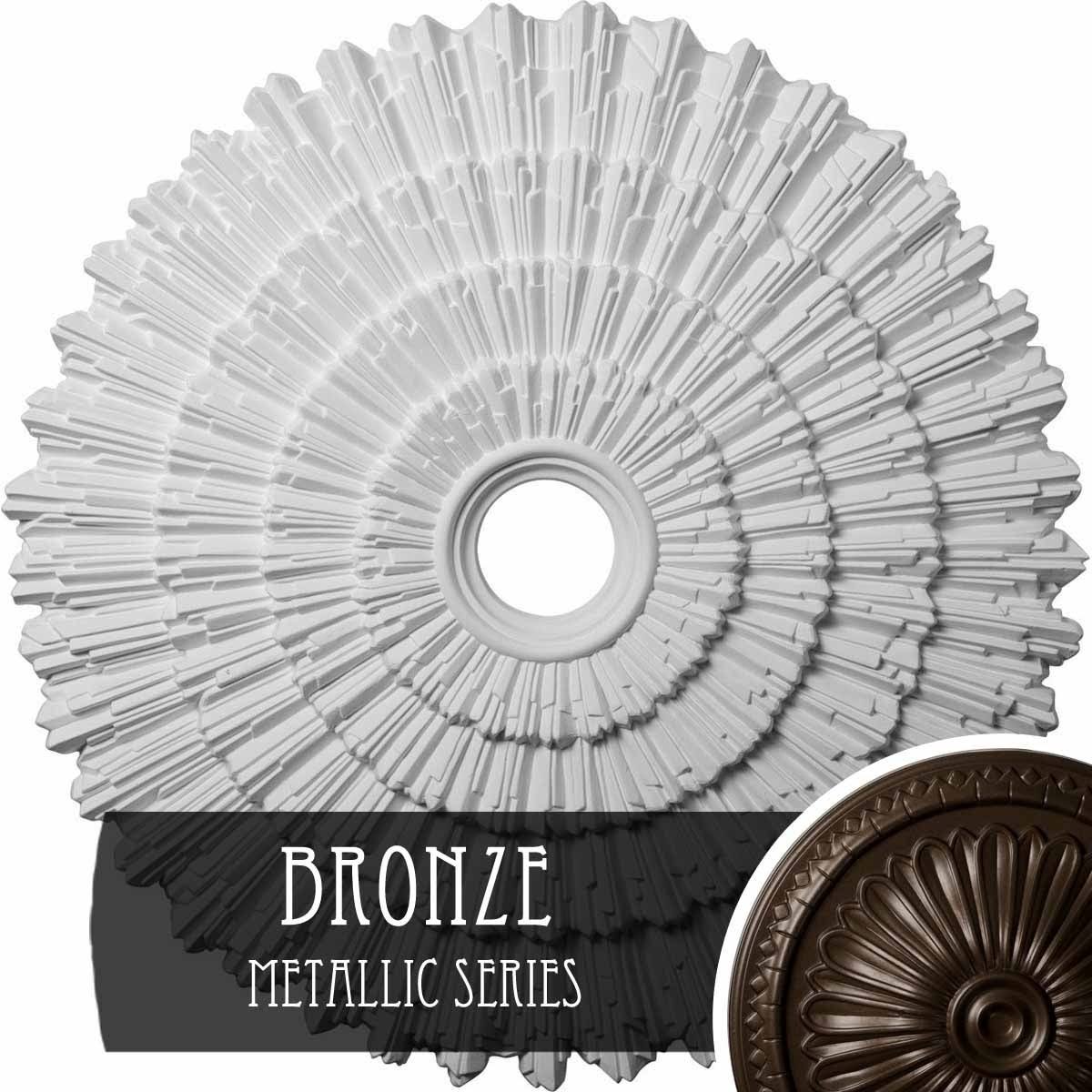 Bronze Hand-Painted Ceiling Medallion K273