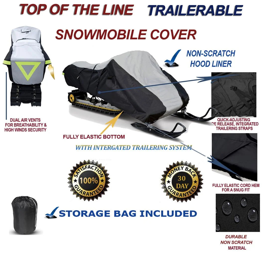 600D Snowmobile Travel and Storage Cover I225
