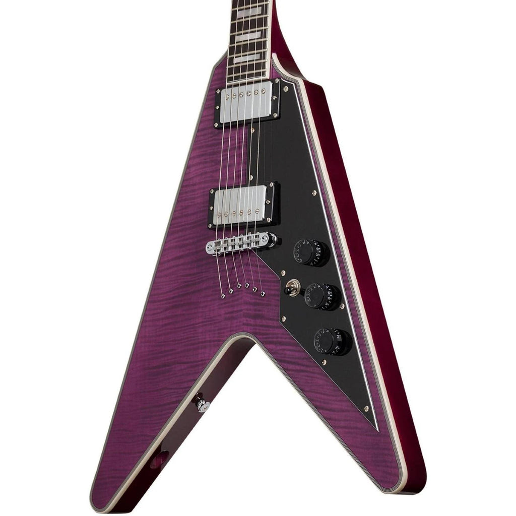 Transparent Purple Electric Guitar O743