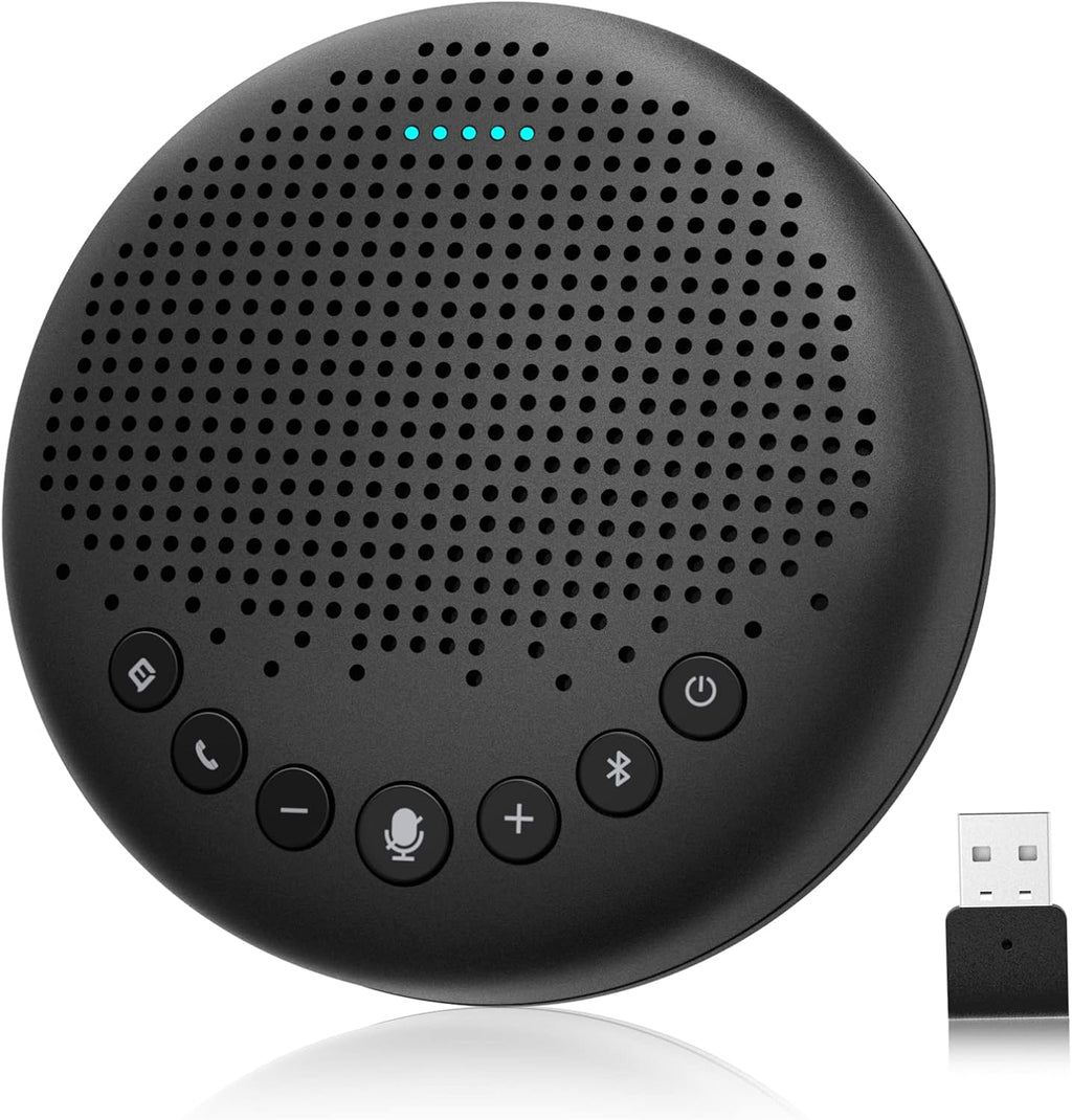 Black 360° Bluetooth Speakerphone for 8 People, Pack of 2 C968