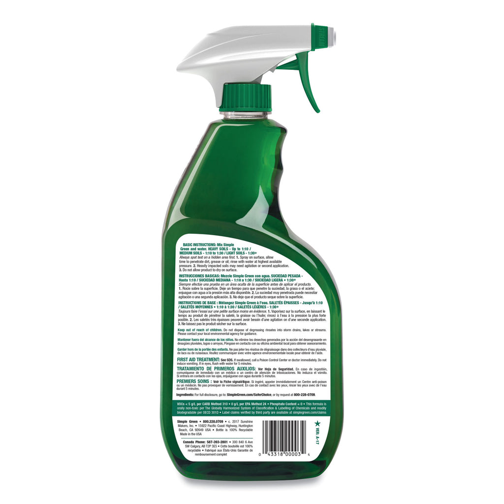 24 oz Concentrated Industrial Cleaner and Degreaser Spray Bottle V473