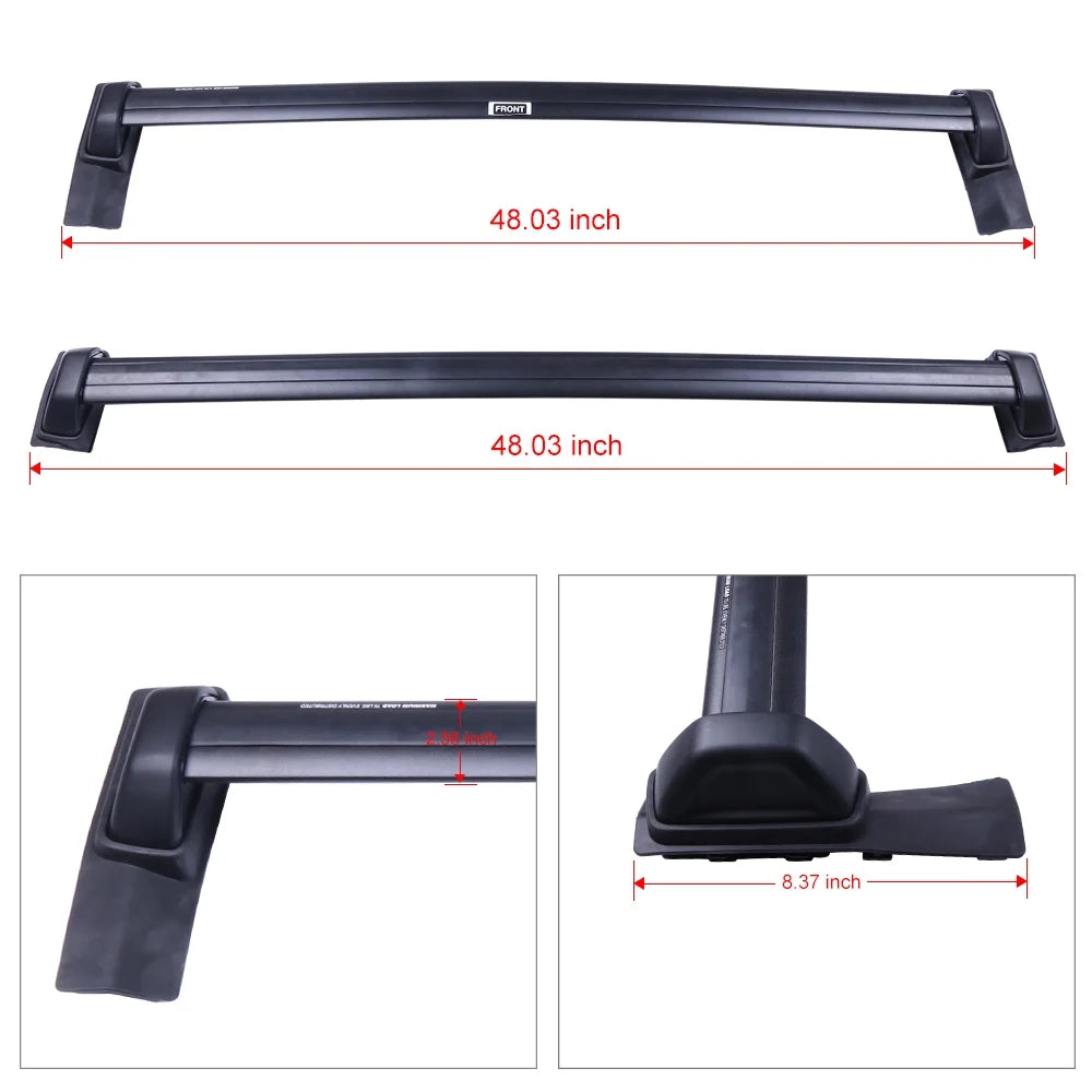 Roof Rack Cross Bars Luggage Carrier Bar Pair J52617