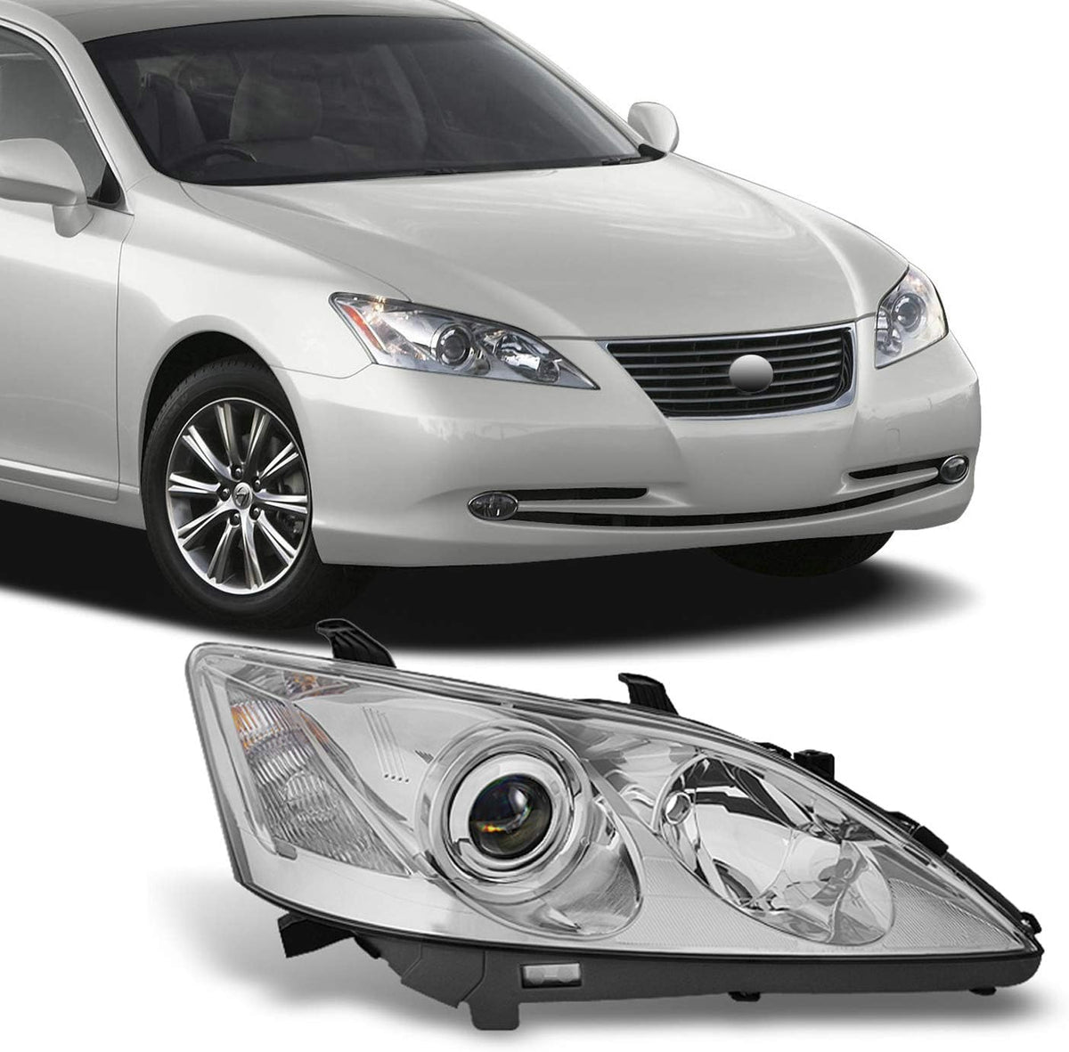 Driver Left + Passenger Right Halogen Headlights Pair J5242