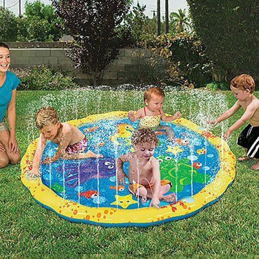 Colorful PVC Water Play Mat Toy for Outdoor Pool Garden F731
