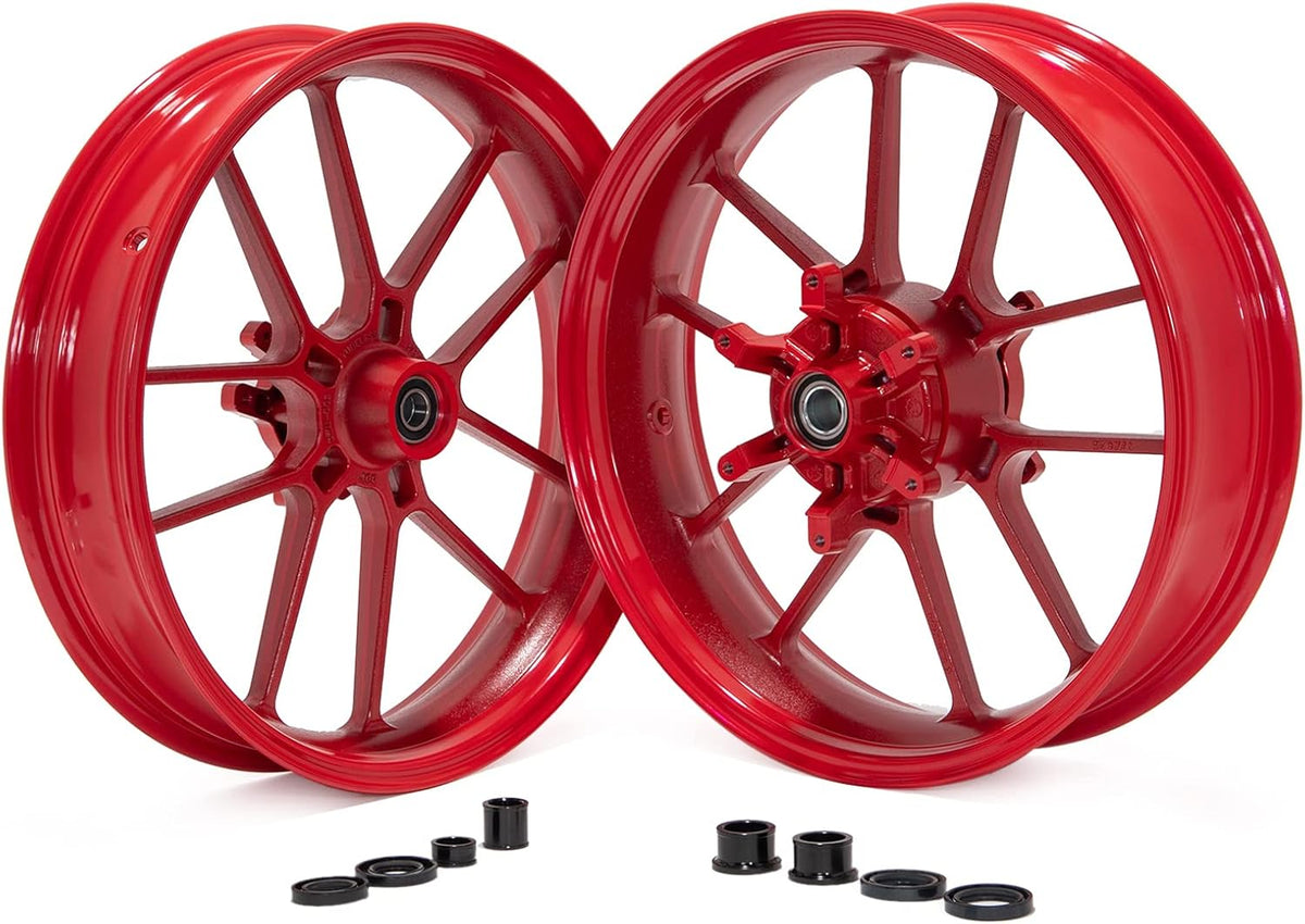 17'' Red Front Rear Wheel Rim J416363