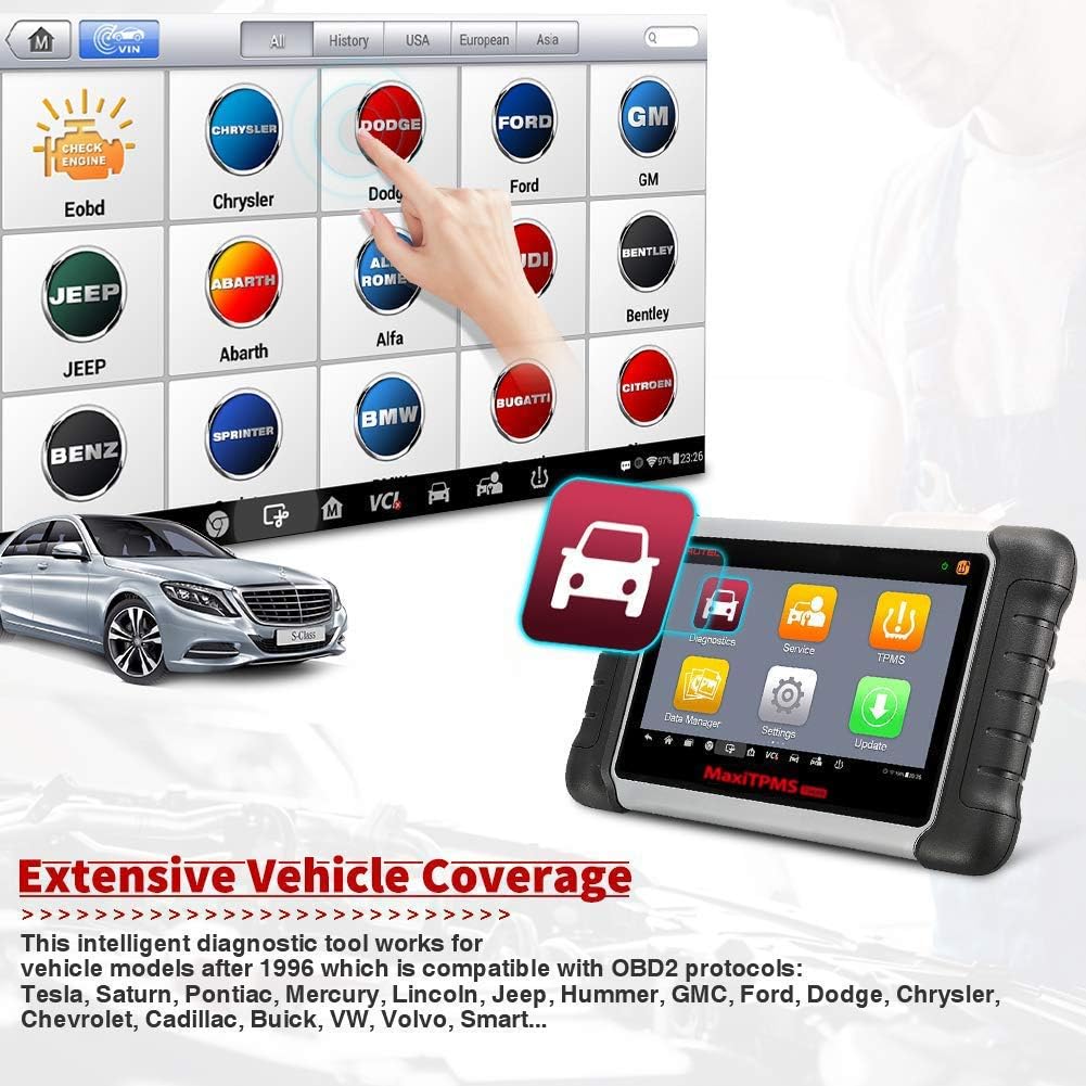 TPMS Diagnostic Scan Tool with Complete TPMS Functions R1755