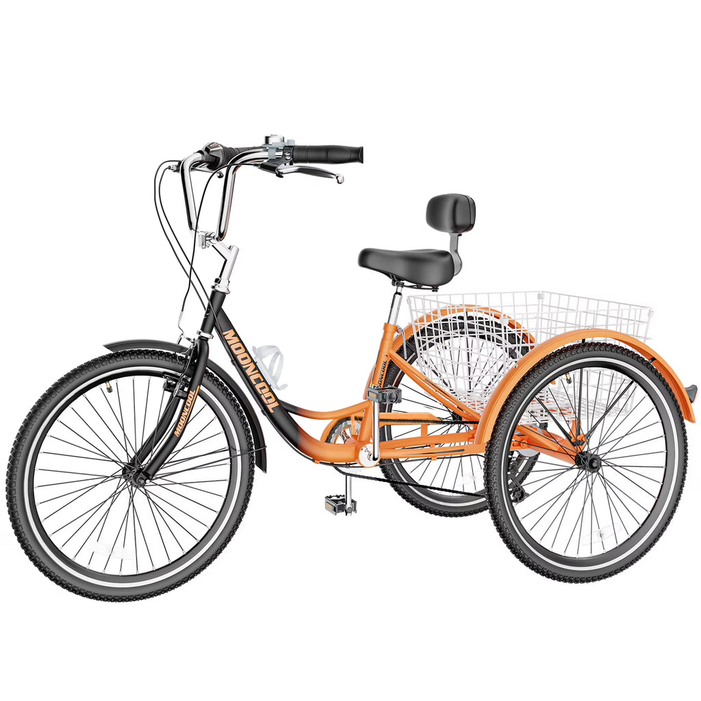26" 7-Speed Tricycle with Basket U349189