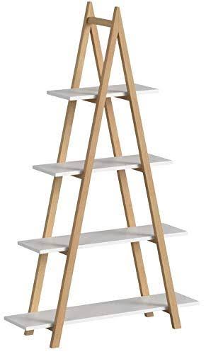 Oak/White Ladder Bookshelf B259415