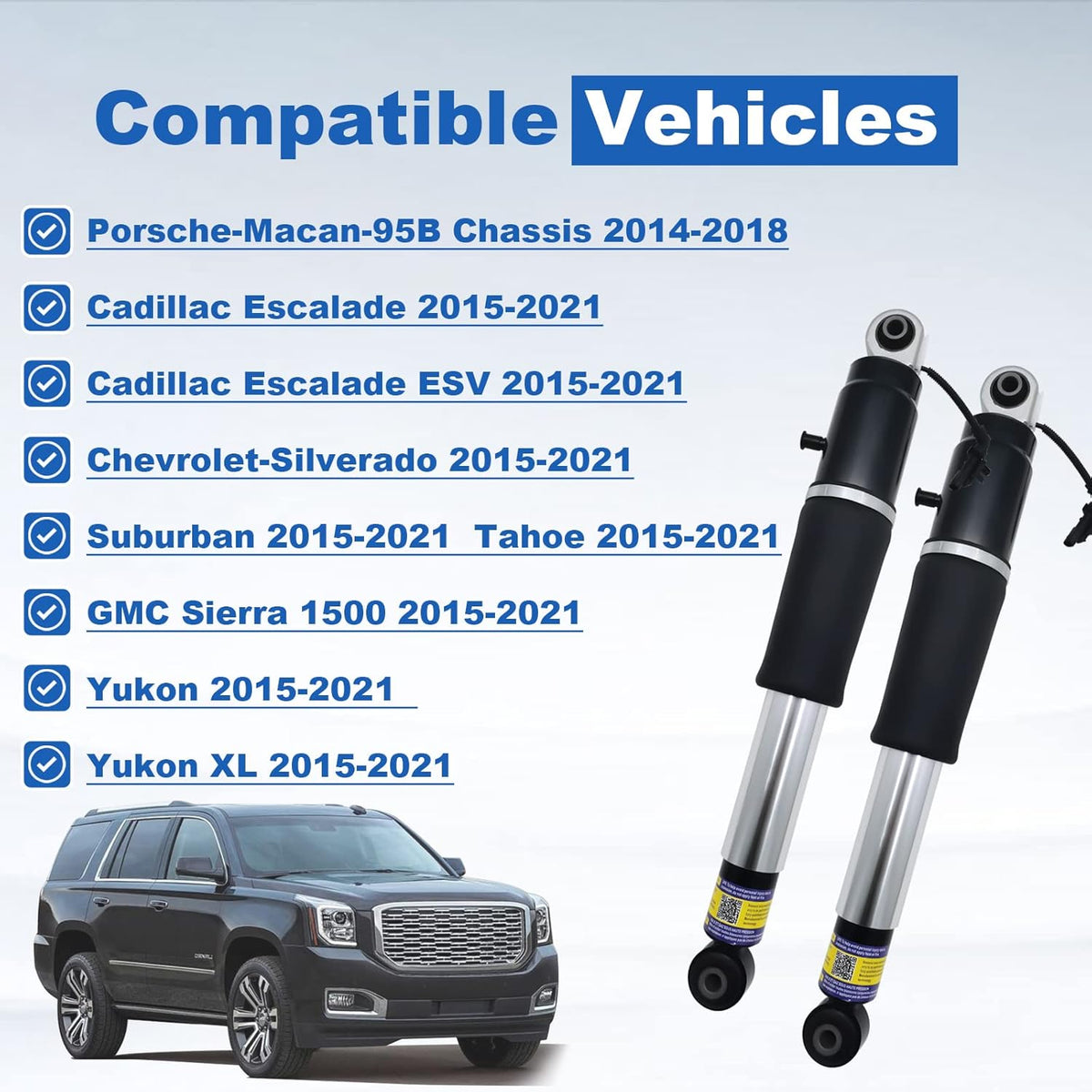 Rear Air Shocks set of 2 X53555
